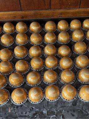 Nespresso Vertuo Barista Creations 60 Loose Coffee Pods Golden Caramel